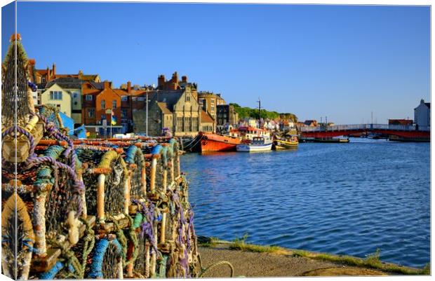 River Esk Whitby Canvas Print by Steve Smith