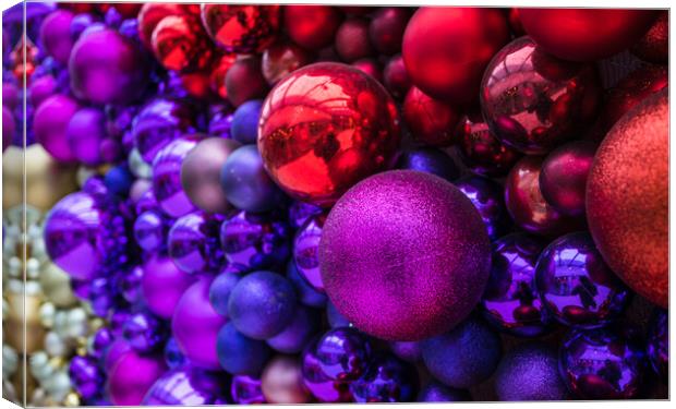 Close up of a bauble wall Canvas Print by Jason Wells