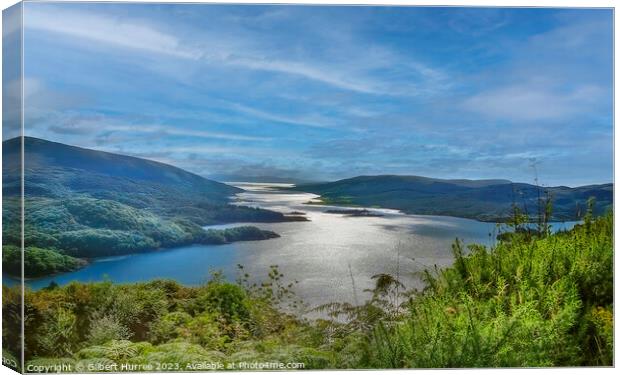 Captivating Loch Ruel Panorama Canvas Print by Gilbert Hurree