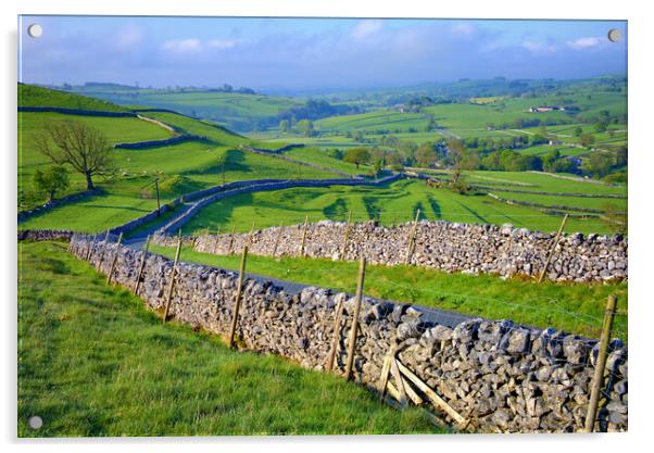 Malham North Yorkshire Acrylic by Steve Smith