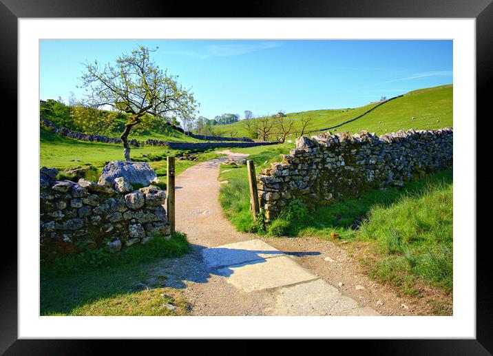 Gateway To Malham Cove Framed Mounted Print by Steve Smith