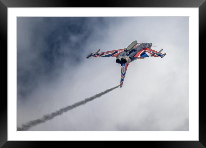 RAF Eurofighter Typhoon Blackjack Framed Mounted Print by J Biggadike