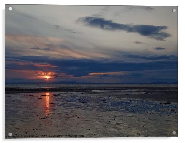 A Moody Solway Firth  Acrylic by Mark Ritson