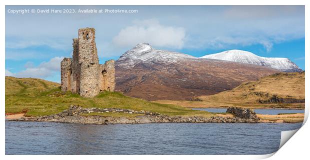 Ardvreck Castle Print by David Hare