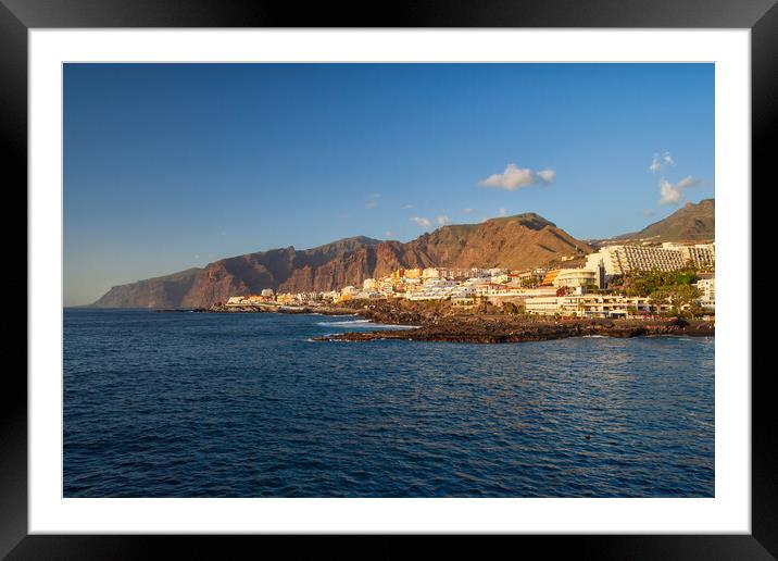 Tenerife Island At Sunset Framed Mounted Print by Artur Bogacki