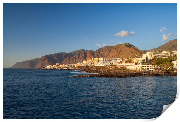 Tenerife Island At Sunset Print by Artur Bogacki