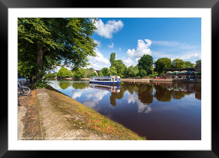 Ouse River Duchess Framed Mounted Print by RJW Images