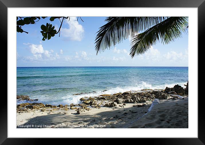 Looking out to sea Framed Mounted Print by Craig Cheeseman