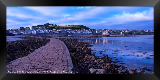 Maraizion Cornwall Framed Print by Graham Lathbury