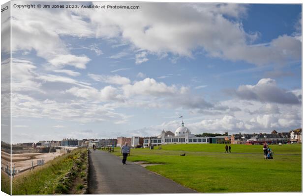 The Links at Whitley Bay Canvas Print by Jim Jones