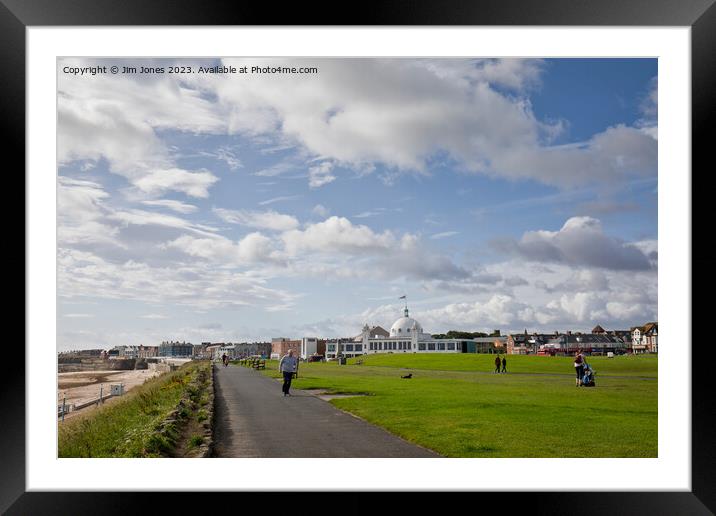 The Links at Whitley Bay Framed Mounted Print by Jim Jones