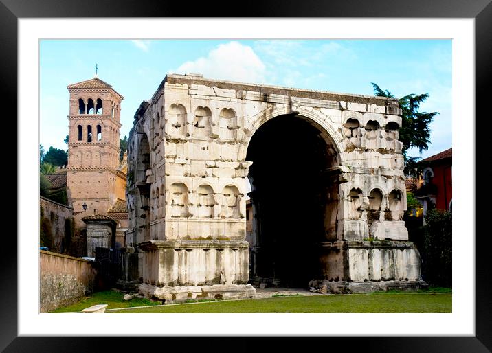 Arch of Janus Framed Mounted Print by Fabrizio Troiani