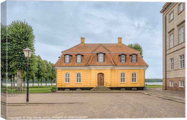 Ingemann's House at the Sorø Academy boarding school Canvas Print by Stig Alenäs