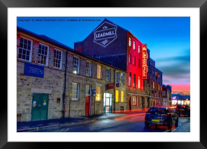 The Leadmill Sheffield  Framed Mounted Print by Alison Chambers