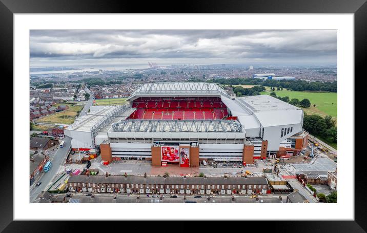 Anfield From Above Framed Mounted Print by Apollo Aerial Photography