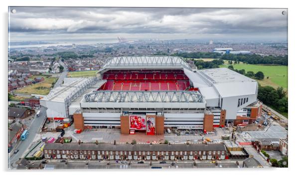 Anfield From Above Acrylic by Apollo Aerial Photography