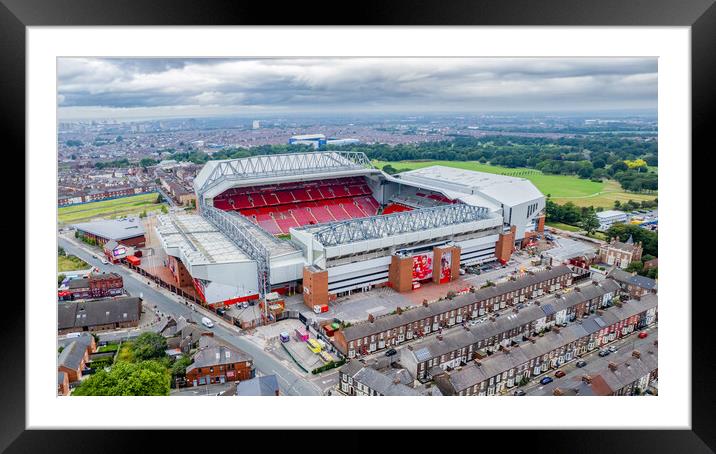 Anfield Views Framed Mounted Print by Apollo Aerial Photography