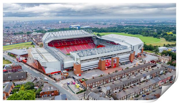 Anfield Views Print by Apollo Aerial Photography
