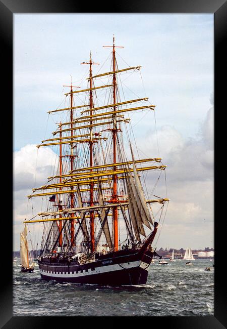 STS 'Kruzenshtern'  Framed Print by Gerry Walden LRPS