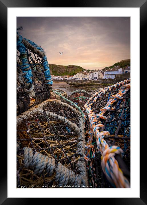 Cod and Lobster Staithes Framed Mounted Print by nick coombs