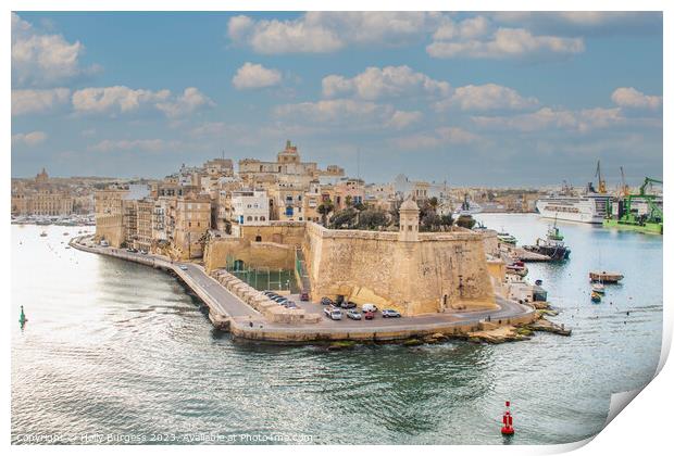 Valletta's Heritage: Malta's Timeless Capital Print by Holly Burgess