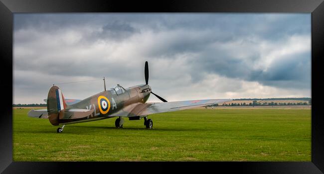 Spitfire MkIa X4650 KL-A Framed Print by J Biggadike