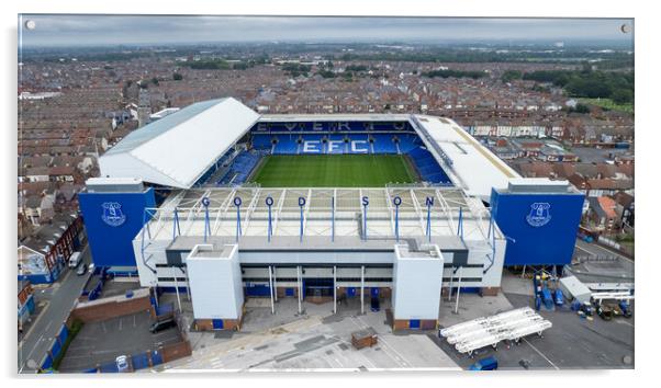 Goodison Park Everton FC Acrylic by Apollo Aerial Photography