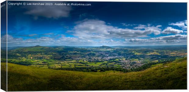 Welsh Peaks: Blorenge's Breathtaking Vista Canvas Print by Lee Kershaw