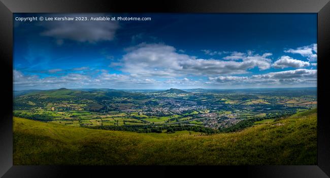 Welsh Peaks: Blorenge's Breathtaking Vista Framed Print by Lee Kershaw
