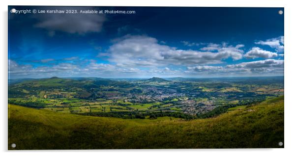 Welsh Peaks: Blorenge's Breathtaking Vista Acrylic by Lee Kershaw