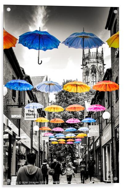 Coppergate York Acrylic by RJW Images