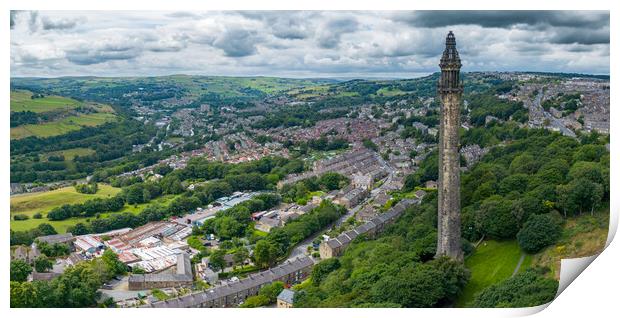 Wainhouse Tower Panorama Print by Apollo Aerial Photography