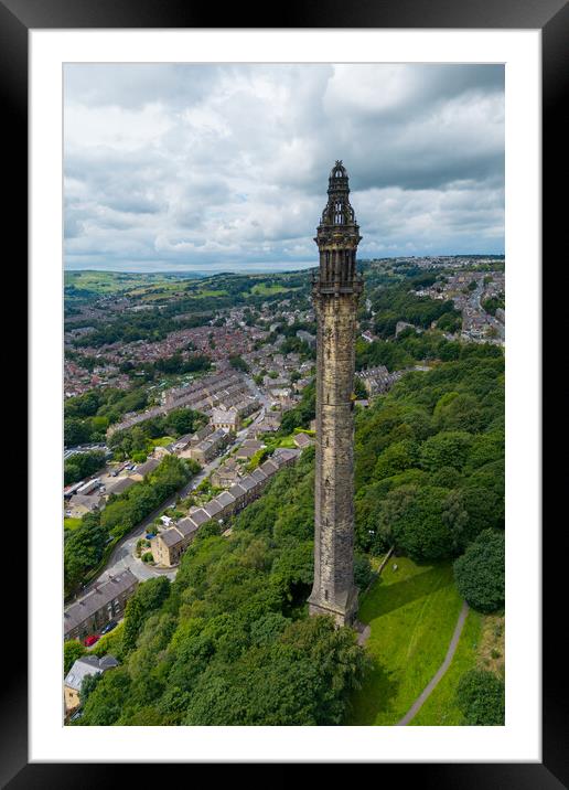 Wainhouse Tower Framed Mounted Print by Apollo Aerial Photography
