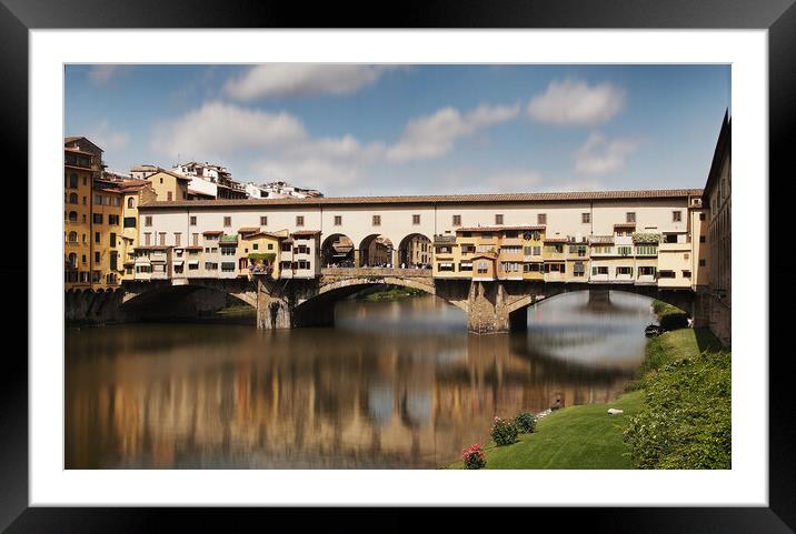 Ponte Vecchio Framed Mounted Print by Will Ireland Photography