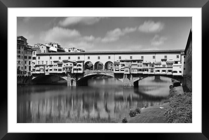 Ponte Vecchio Framed Mounted Print by Will Ireland Photography