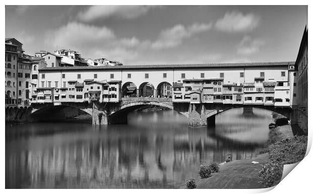 Ponte Vecchio Print by Will Ireland Photography