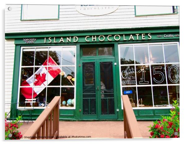 Island Chocolates Acrylic by Stephanie Moore