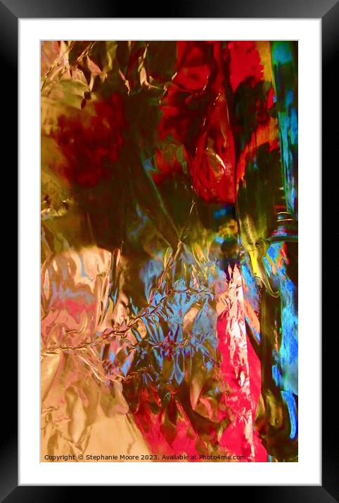Abstract 717 Framed Mounted Print by Stephanie Moore