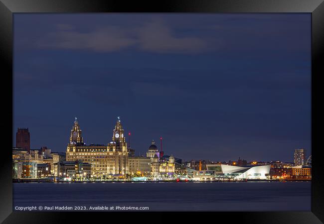 Liverpool Waterfront Framed Print by Paul Madden