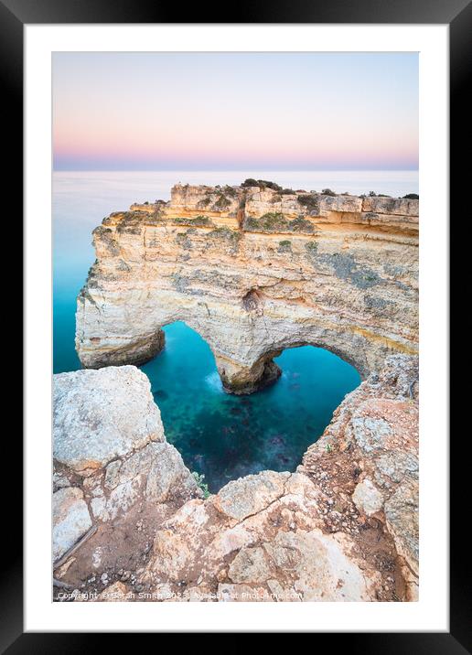 Heart of the Algarve Framed Mounted Print by Sarah Smith