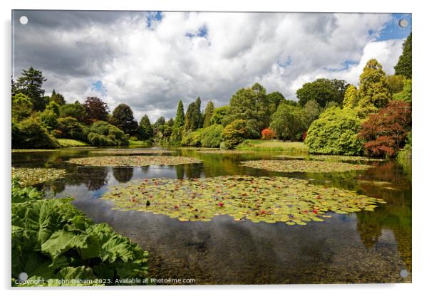 Sheffield Park and gardens, Haywards Heath, East S Acrylic by John Gilham