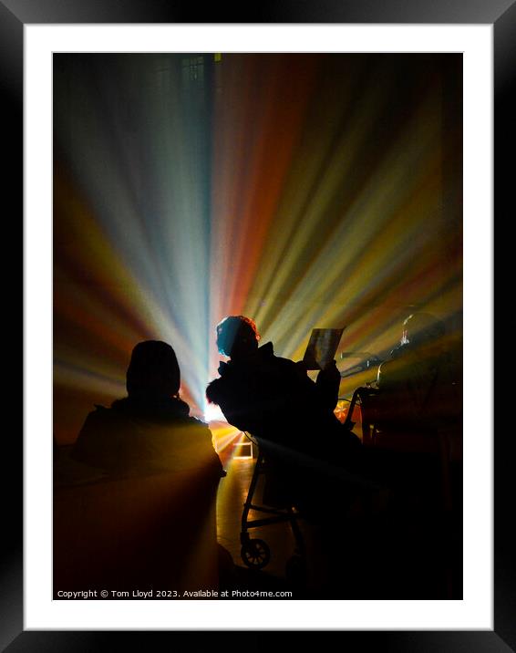 Light rays Framed Mounted Print by Tom Lloyd