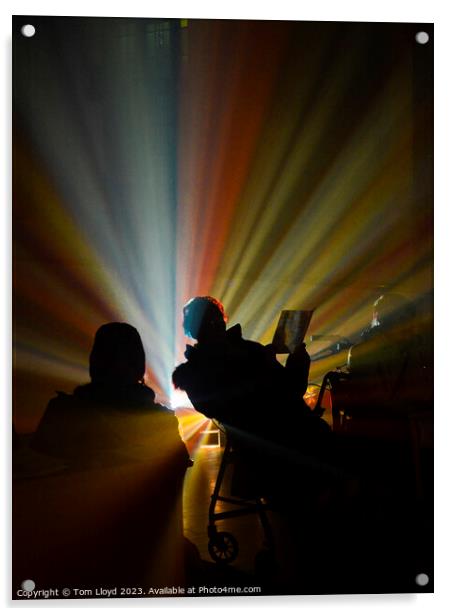Light rays Acrylic by Tom Lloyd