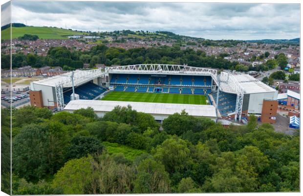 Ewood Park Canvas Print by Apollo Aerial Photography