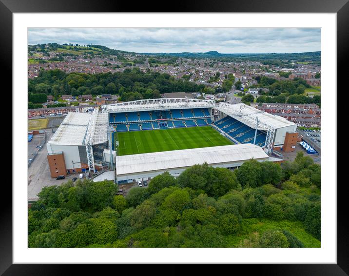 Ewood Park Framed Mounted Print by Apollo Aerial Photography