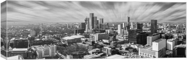 City of Manchester Skyline Canvas Print by Apollo Aerial Photography