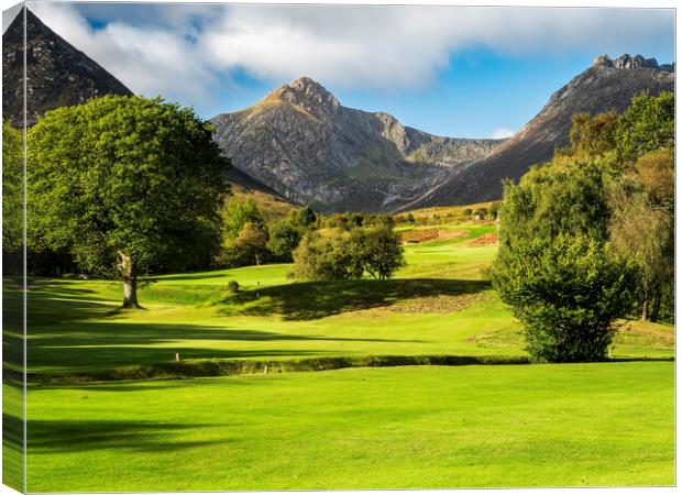 The 2nd at Corrie GC Canvas Print by David Brookens