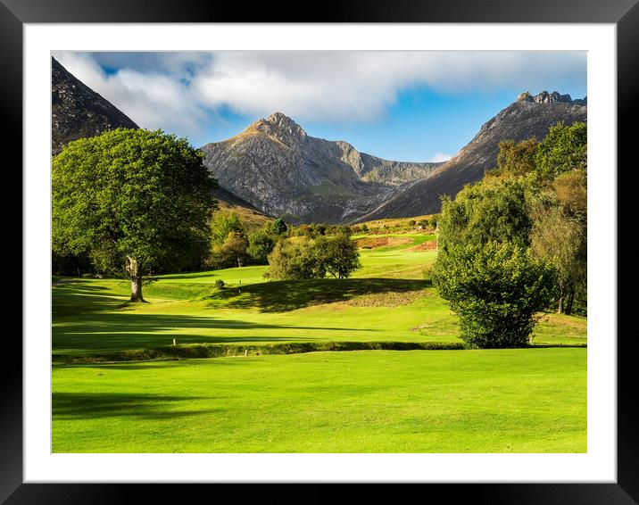The 2nd at Corrie GC Framed Mounted Print by David Brookens