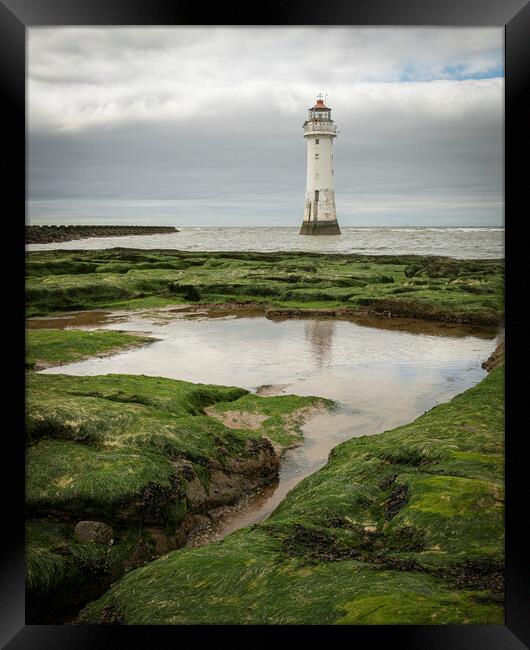 New Brighton Lighthouse Framed Print by Jonathan Thirkell