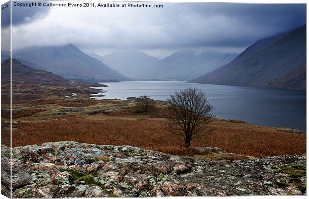 Low cloud on Wastwater Canvas Print by Catherine Fowler